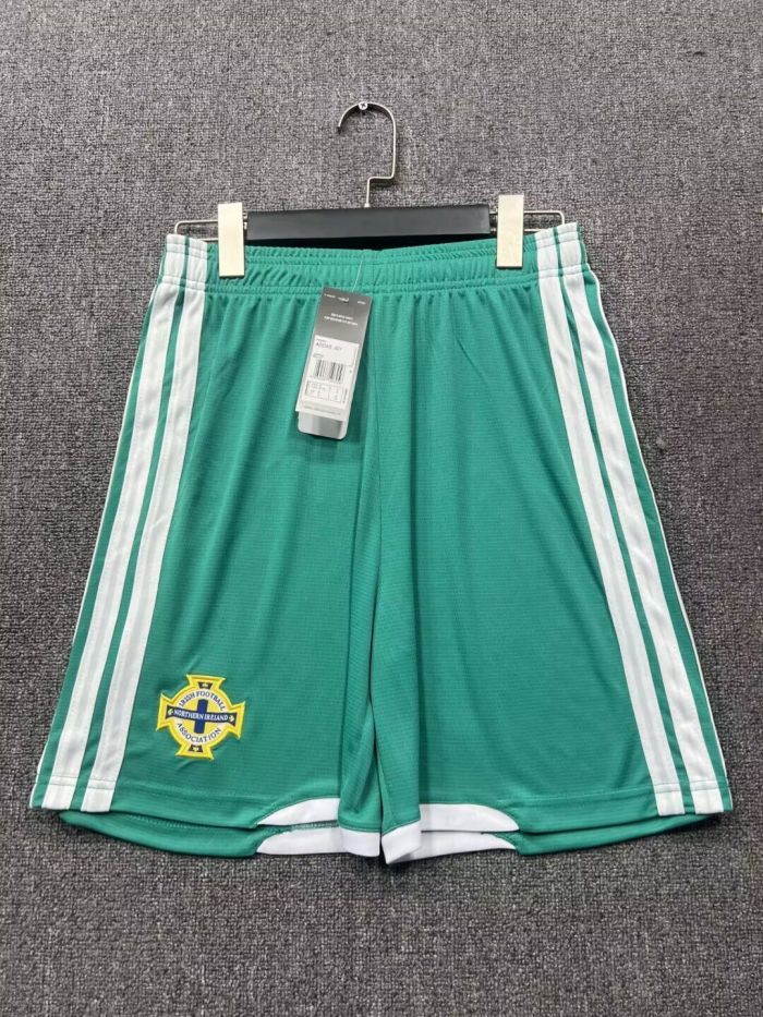 Fan Version 2025-2026 Northern Ireland Home Soccer Shorts Football Shorts