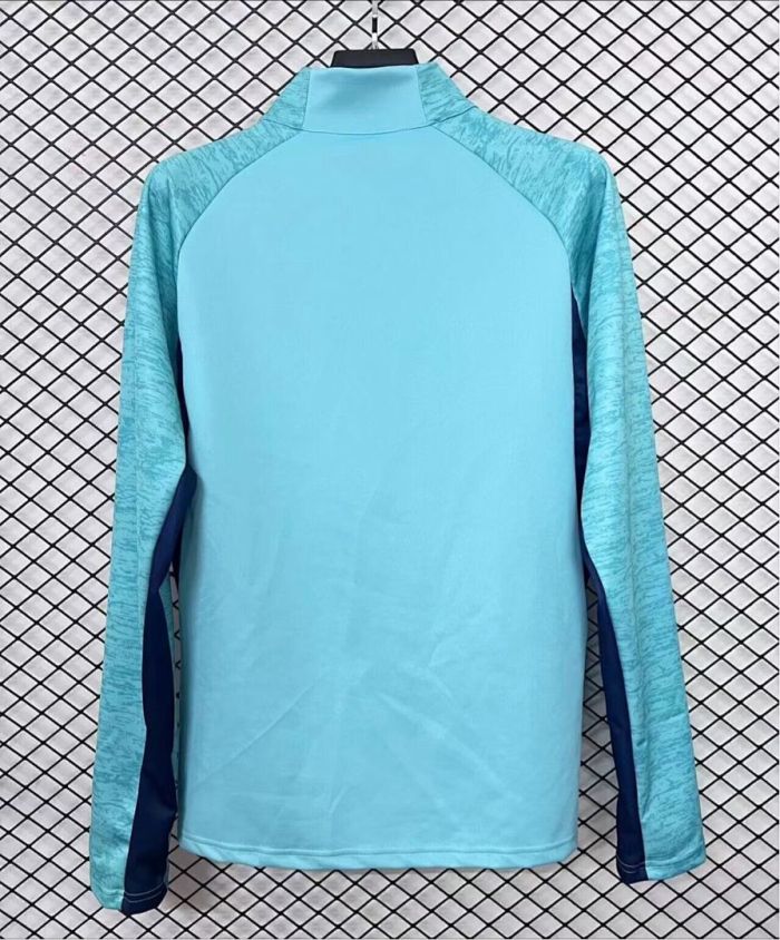 2025-2026 Athletic Bilbao Light Blue Soccer Training Sweater