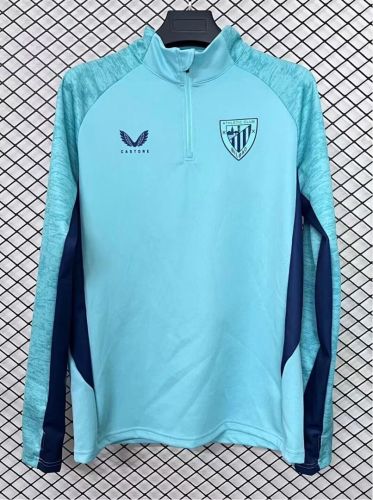 2025-2026 Athletic Bilbao Light Blue Soccer Training Sweater