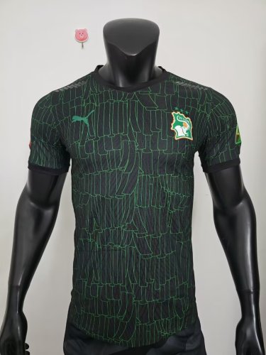 Player Version 2026 Ivory Coast Football Shirt Côte d'Ivoire Green/Black Soccer Jersey