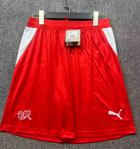 Fan Version 2026 Switzerland Home Soccer Shorts Football Shorts
