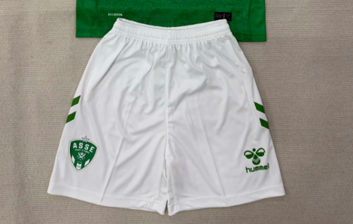 Fan Version 2025-2026 Saint-Étienne Home Soccer Shorts Football Shorts