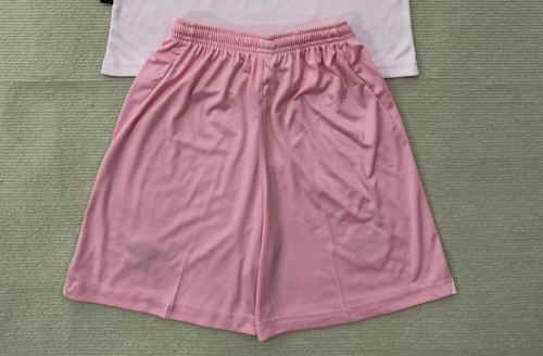 Fan Version 2025-2026 Bournemouth Third Away Pink Soccer Shorts Football Shorts