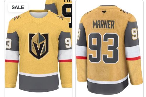 Vegas Golden Knights  93 MARNER Hockey Jersey