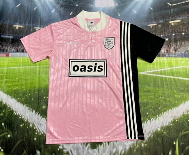 Fan Version 2025-2026 AD Oasis Pink/Black Soccer Jersey Football Shirt