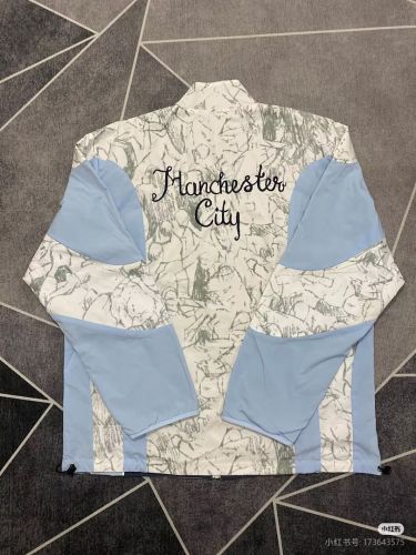 2025-2026 Manchester City X Kid Super Soccer Reversible Windbreaker Jacket Football Jacket