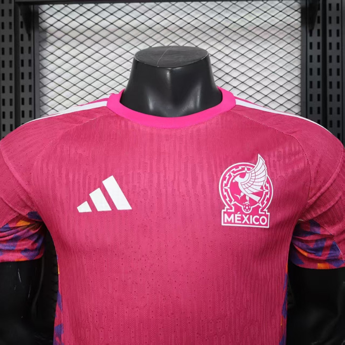 Player Version 2026 Mexico Pink Goalkeeper Soccer Jersey Football Shirt