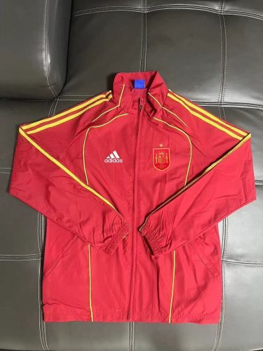 2025-2026 Spain Red Soccer Windbreaker Jacket Football Jacket