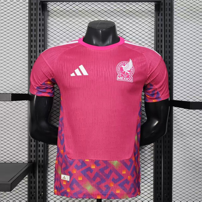 Player Version 2026 Mexico Pink Goalkeeper Soccer Jersey Football Shirt