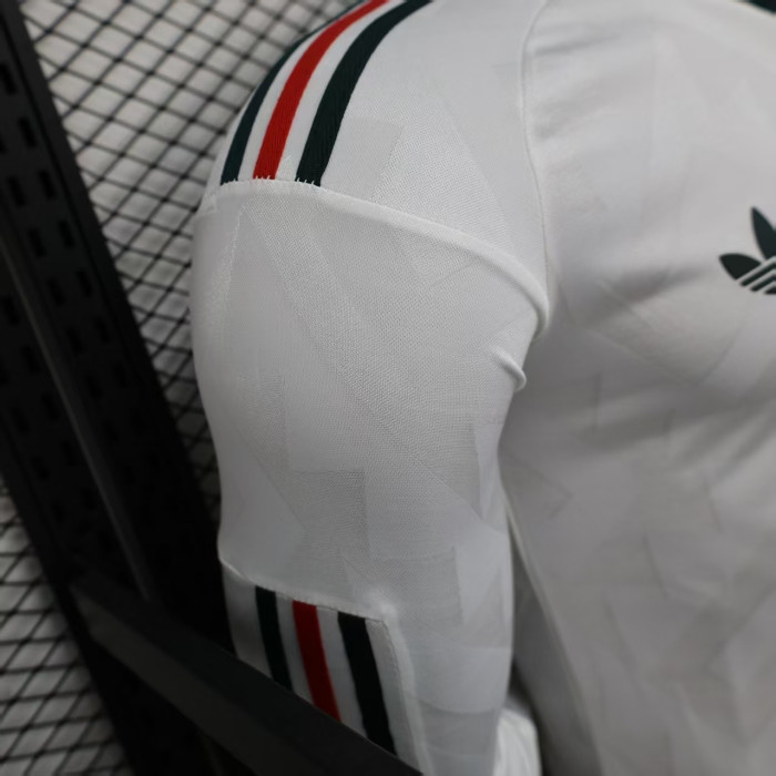 Player Version Long Sleeve 2026 Mexico Away White Soccer Jersey Adulto Camiseta de Futbol