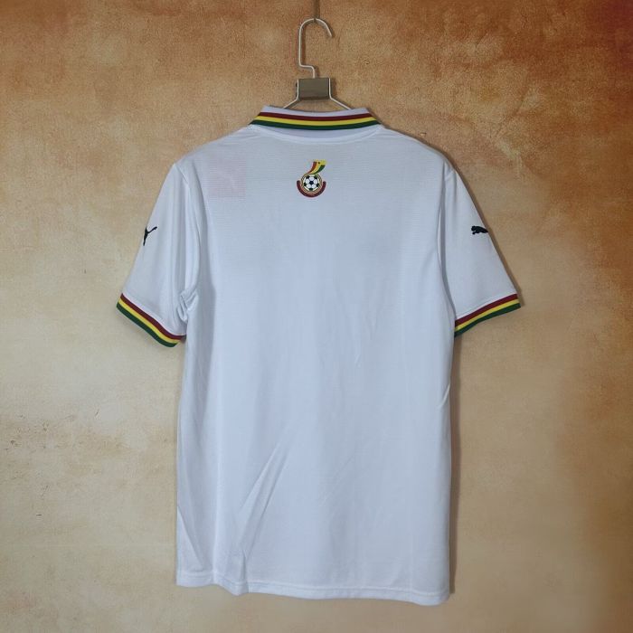Fan Version 2026 Ghana White Soccer Polo