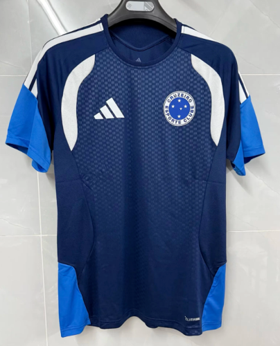 Fan Version 2026 Cruzeiro Dark Blue Football Training Shirt Soccer Jersey
