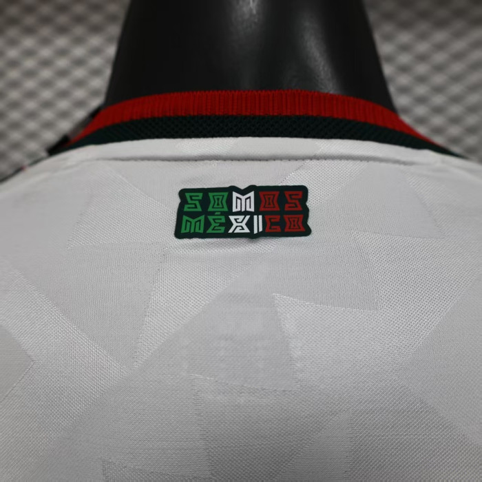 Player Version Long Sleeve 2026 Mexico Away White Soccer Jersey Adulto Camiseta de Futbol
