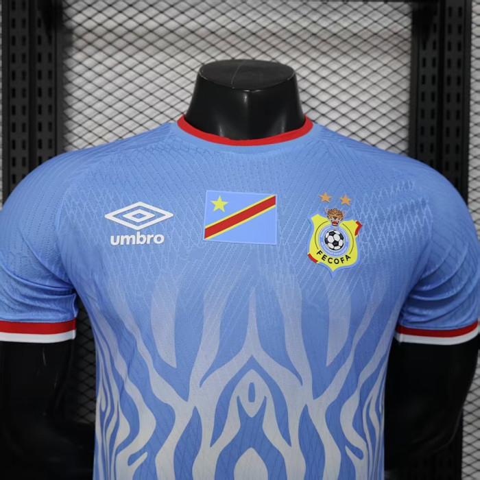 Player Version 2026 Congo Blue Soccer Jersey Football Shirt