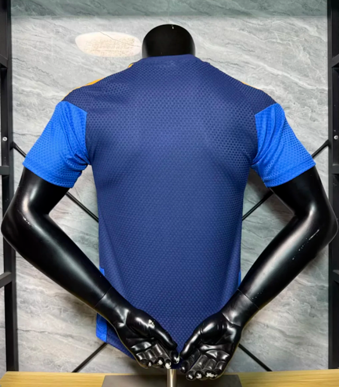 Player Version 2025-2026 Arsenal Blue Footbal Training Shirt Soccer Jersey