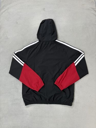 with Caps 2026 Germany Black Soccer Windbreaker Jacket Football Jacket