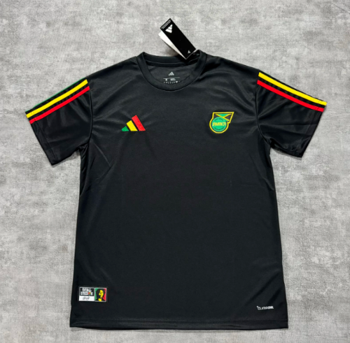 Fan Version 2026 Jamaica Black Soccer Jersey Football Shirt