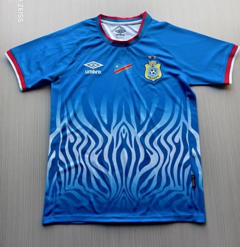 Fans Version 2026 Congo Home Blue Soccer Jersey Football Shirt