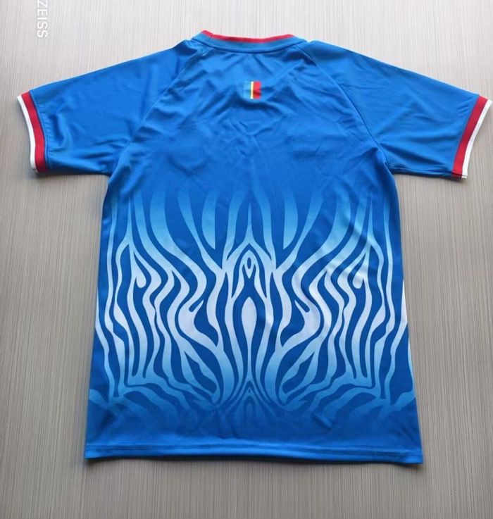 Fans Version 2026 Congo Home Blue Soccer Jersey Football Shirt