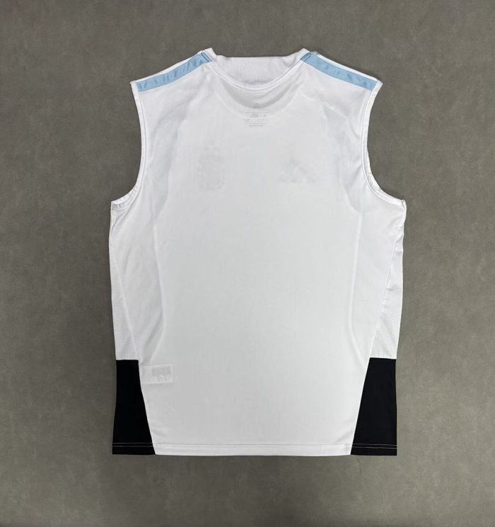2026 Argentina White Soccer Vest