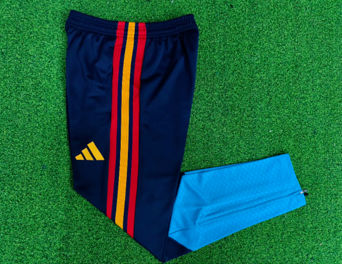 Player Version 2026 Spain Dark Blue Soccer Long Pants