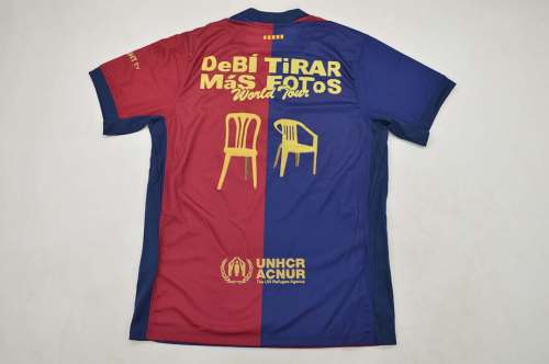 BAD BUNNY MODEL Barca Camisetas de Futbol Fans Version 2025-2026 Barcelona Home Soccer Jersey