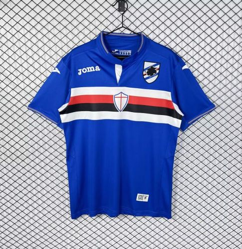Retro Jersey 2015-2016 Sampdoria Home Soccer Jersey Vintage Football Shirt