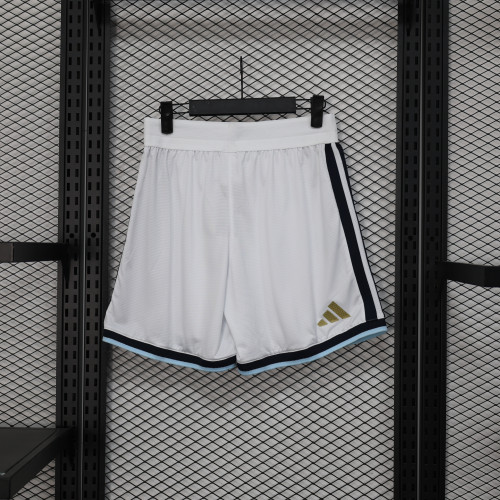 Player Version 2026 Argentina White Soccer Shorts Football Shorts