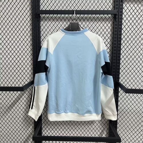 2025-2026 Manchester City Blue/White/Black Soccer Training Sweater