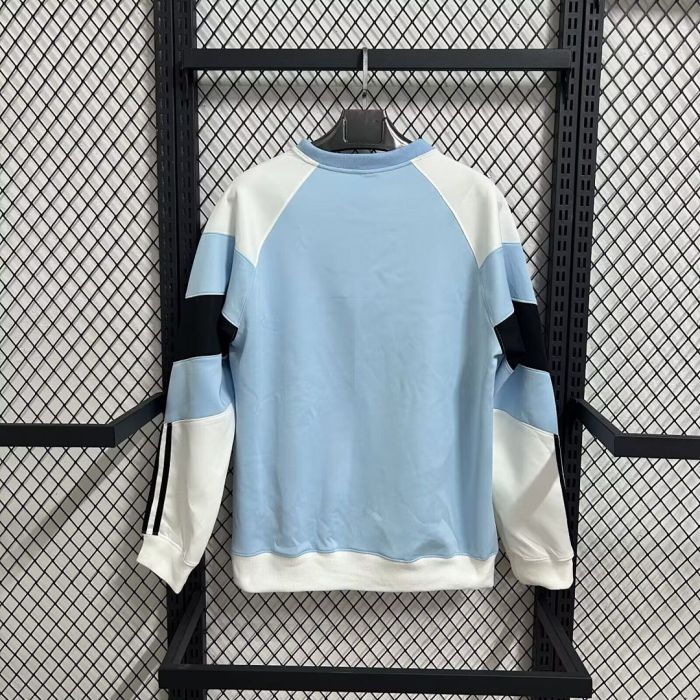 2025-2026 Manchester City Blue/White/Black Soccer Training Sweater