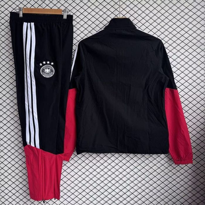 2026 Germany Black/Red/White Soccer Windbreaker Jacket Football Jacket and Pants