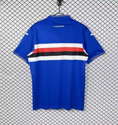 Retro Jersey 2015-2016 Sampdoria Home Soccer Jersey Vintage Football Shirt