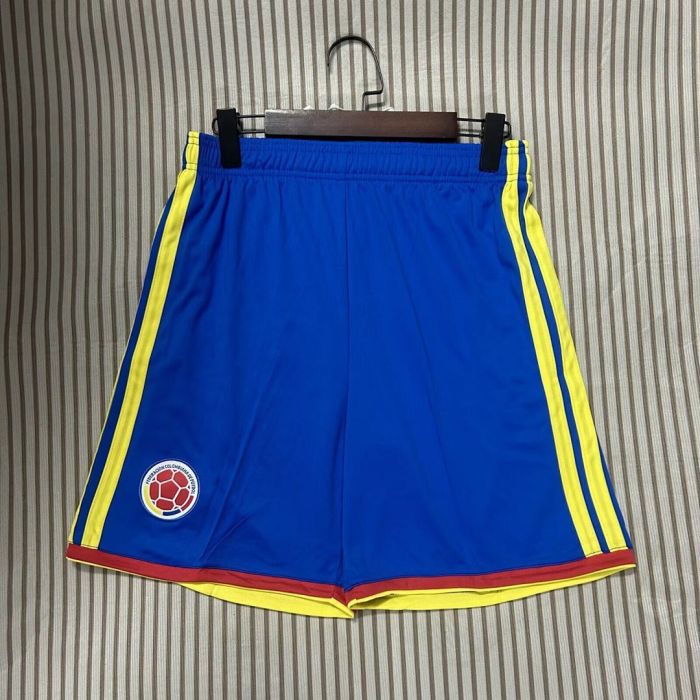Fan Version 2026 Colombia Home Soccer Shorts Football Shorts