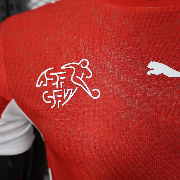 Player Version Switzerland 2026 Home Soccer Jersey Swiss Football Shirt