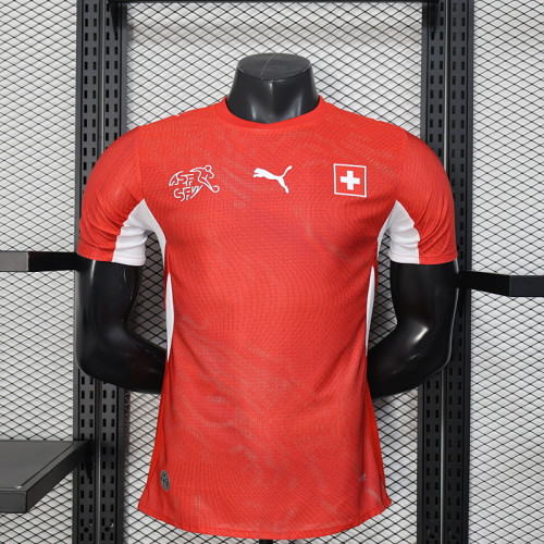 Player Version Switzerland 2026 Home Soccer Jersey Swiss Football Shirt