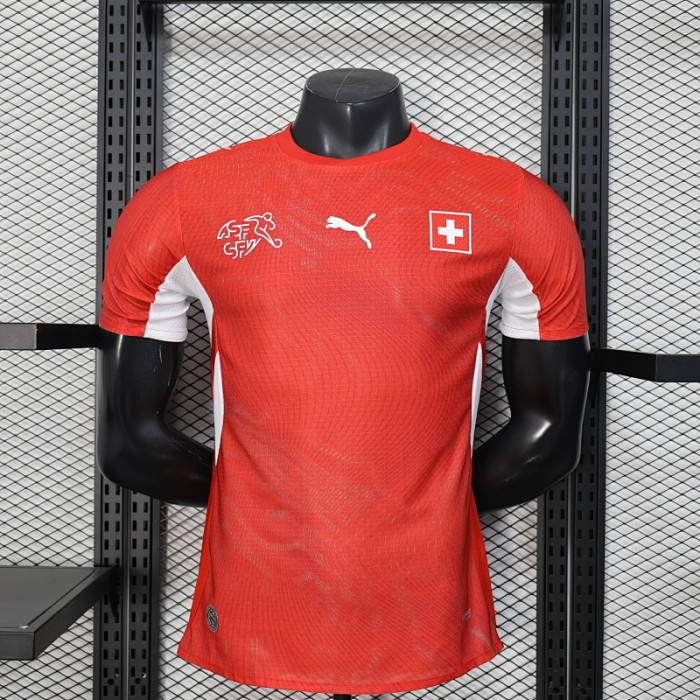 Player Version Switzerland 2026 Home Soccer Jersey Swiss Football Shirt