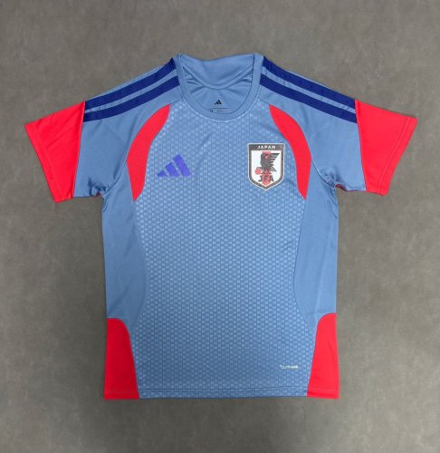 Fan Version 2026 Japan Blue/Red Soccer Training Jersey Football Shirt