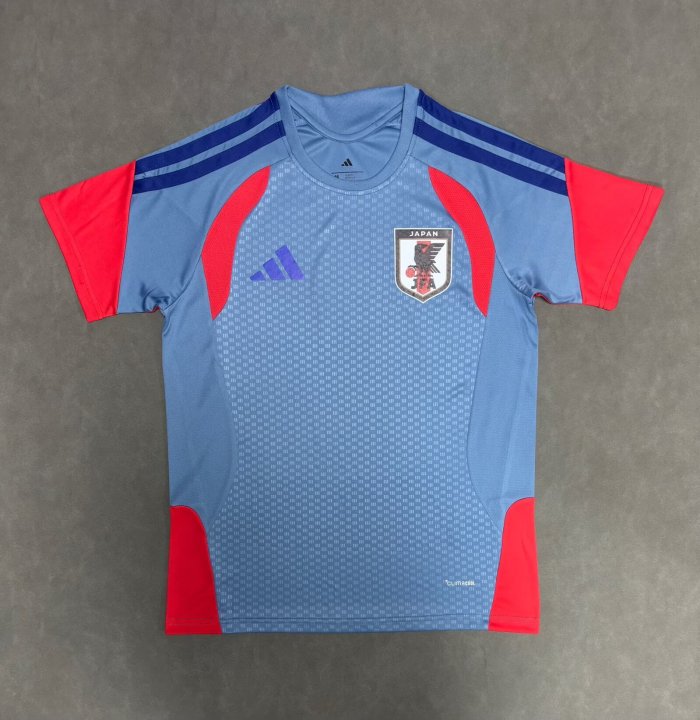 Fan Version 2026 Japan Blue/Red Soccer Training Jersey Football Shirt