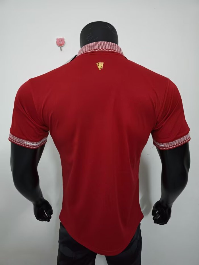 Player Version 2025-2026 Manchester United Red Soccer Jersey