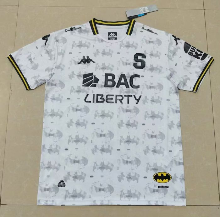 Fan Version 2025-2026 Deportivo Saprissa Fourth Away White Soccer Jersey Football Shirt