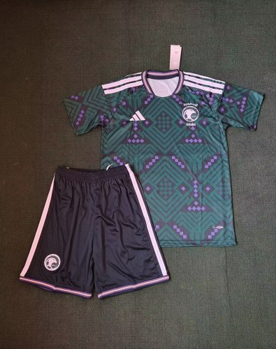 Adult Uniform 2026 Saudi Arabia Home Soccer Jersey Shorts Men's Football Kit