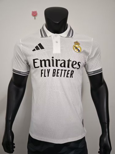 Player Version 2025-2026 Real Madrid White Soccer Jersey Real Football Shirt