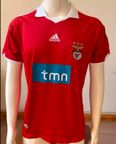 Retro Jersey 2009-2010 SL Benfica Home Soccer Jersey Vintage Football Shirt
