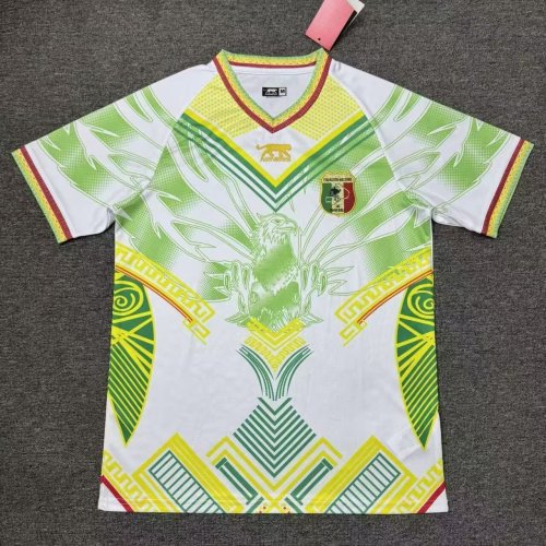 Fan Version 2026 Mali White/Green/Yellow Soccer Jersey Football Shirt