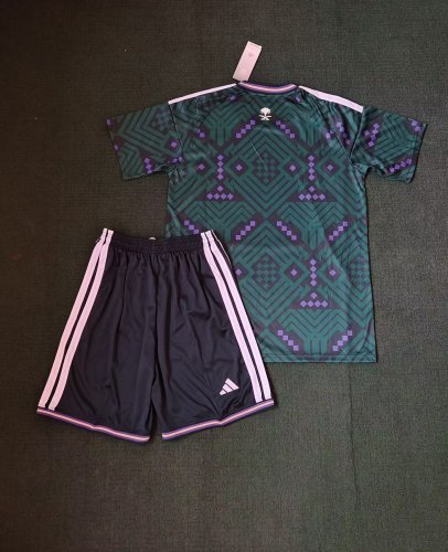 Adult Uniform 2026 Saudi Arabia Home Soccer Jersey Shorts Men's Football Kit
