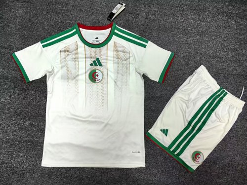 Adult Uniform 2026 Algeria Home Soccer Jersey Shorts Men's Football Kit