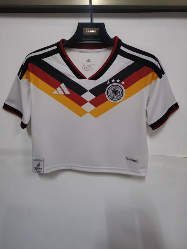 Women 2026 Germany Home Soccer Shirt Girl Football Jersey