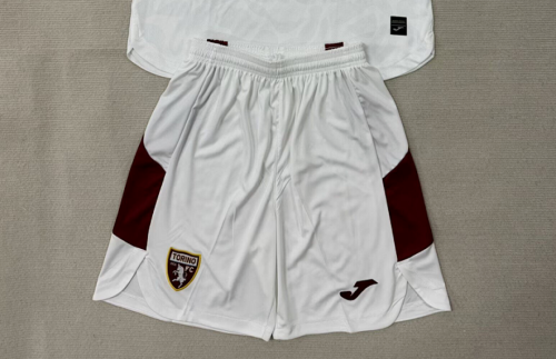 Fan Version 2025-2026 Torino Away White Soccer Shorts Football Shorts
