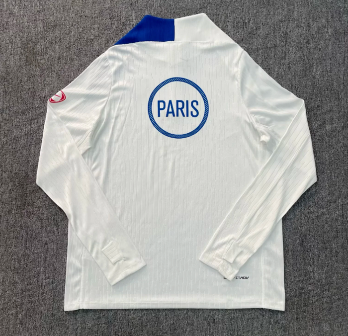 2025-2026 PSG White Soccer Training Sweater