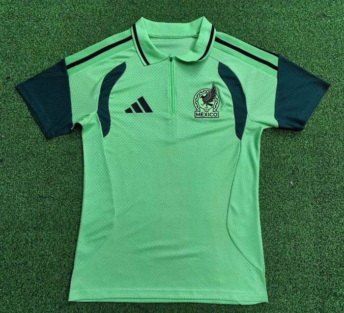 Player Version 2026 Mexico Green Soccer Polo
